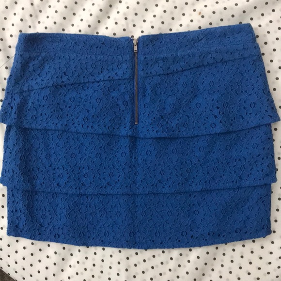 Volcom blue floral mini skirt 7 FIRM & FINAL - Picture 3 of 4